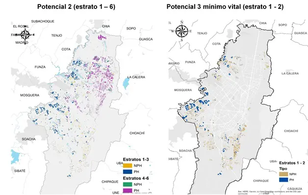 Mapa 4 Planos del escenario potencial 2 y 3
