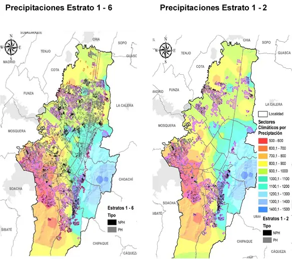 Mapa 5 Cruce con precipitación promedio potencial 2 y 3