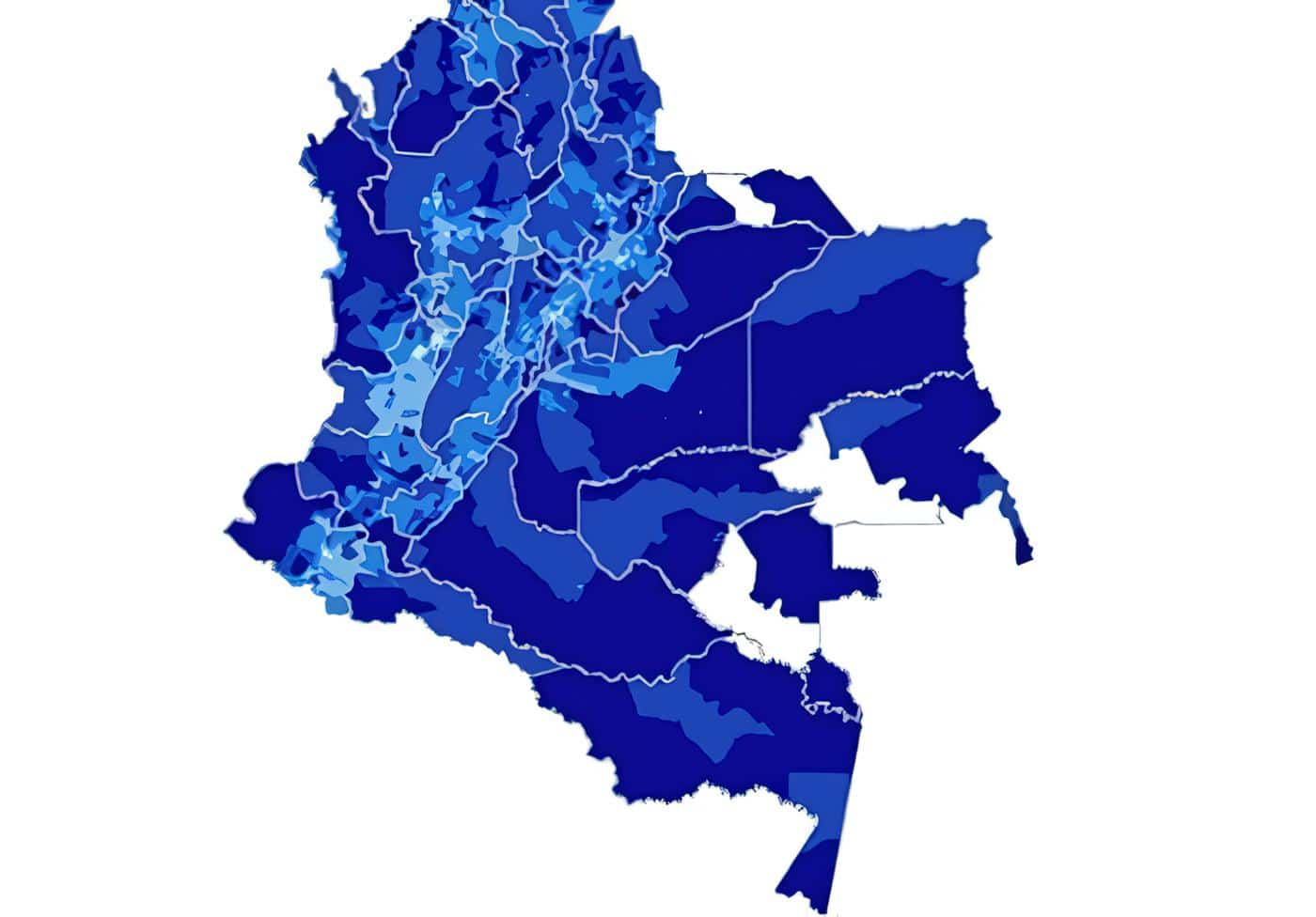 Estudio Colombiano del Agua, cabeceras municipales