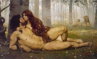 Mito de la Prohibición del Conocimiento, Adán y Eva