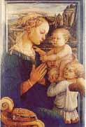 Virgen con el Niño y dos Ángeles
