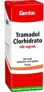 tramadol clorhidrato 100mg/ml gotas genfar