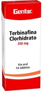 terbinafina clorhidrato 250mg genfar