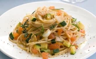 Espaguetis Con Verduras, Recetas Con Pasta Fáciles