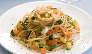 Spaguettis con Verduras