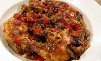 Pollo al Estilo Mediterraneo-recetas