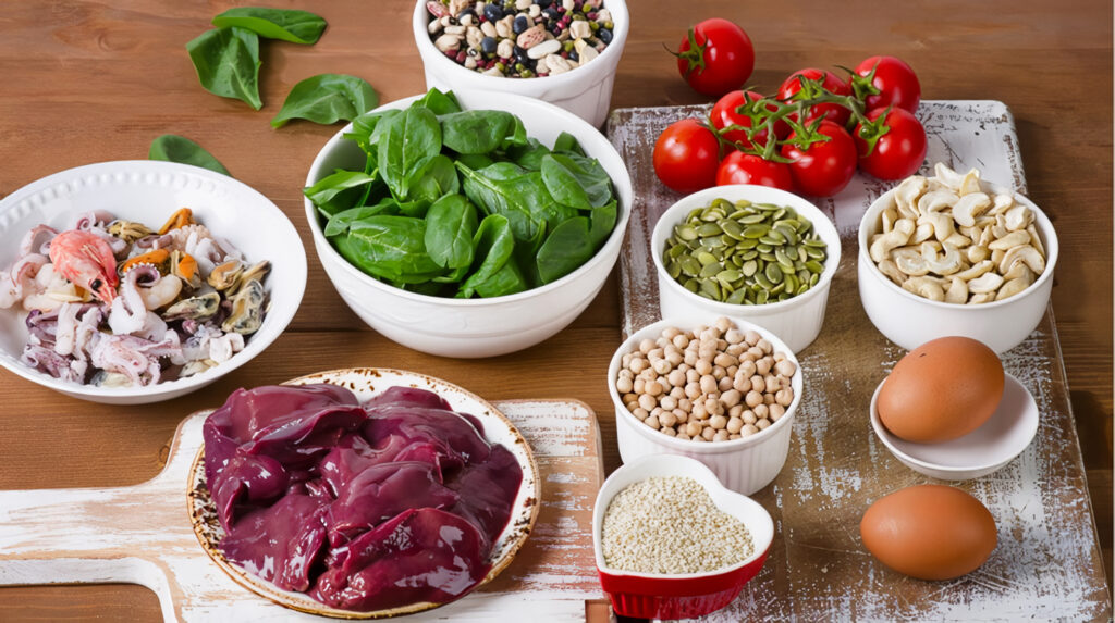 alimentos con hierro