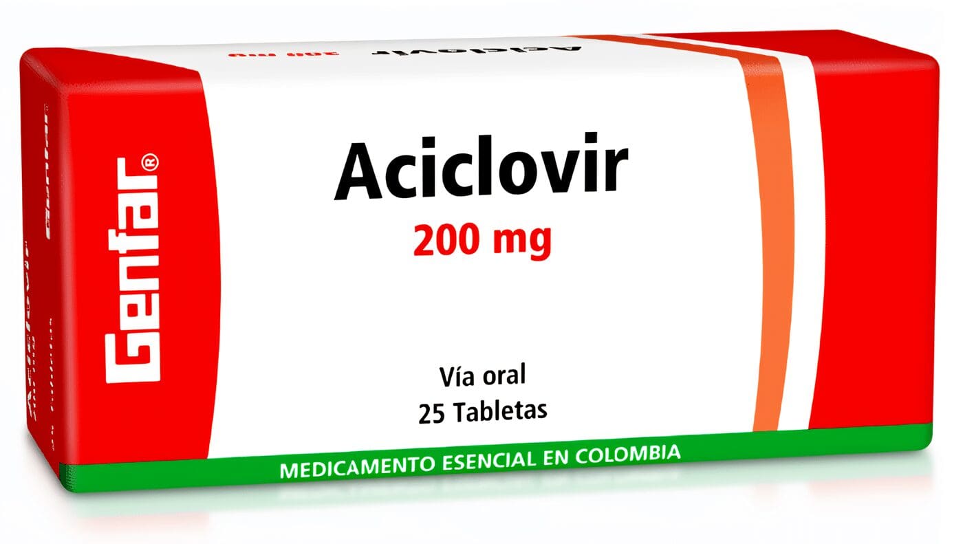 Aciclovir Tabletas 200mg