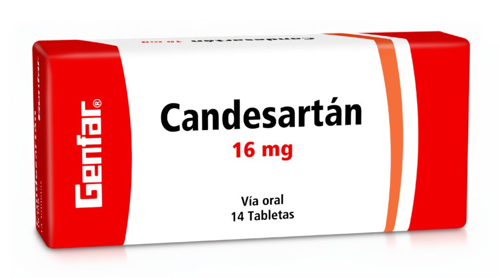Candesartán 16mg Tabletas