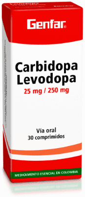 Carbidopa y Levodopa 25mg/250mg - Genfar
