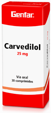 Carvedilol Tabletas - Genfar