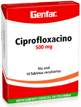 Ciprofloxacino Tabletas - Genfar