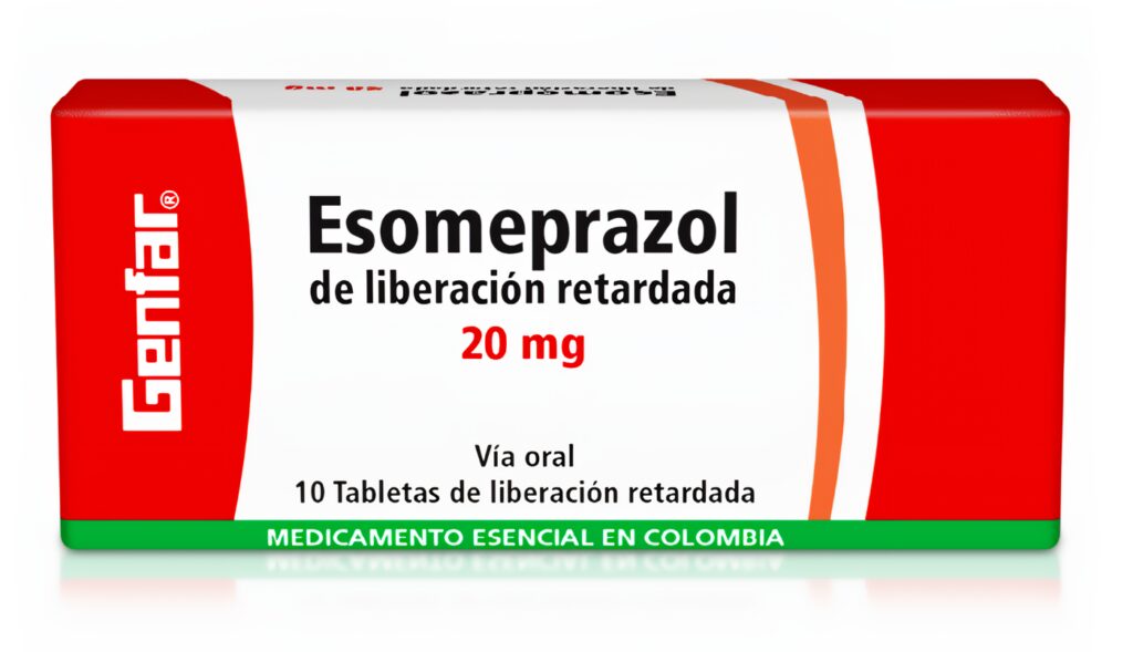 Esomeprazol 20mg Tabletas Entericas