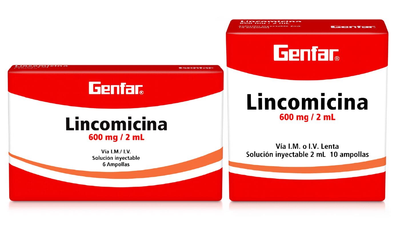 Lincomicina Inyectable 600mg - Genfar