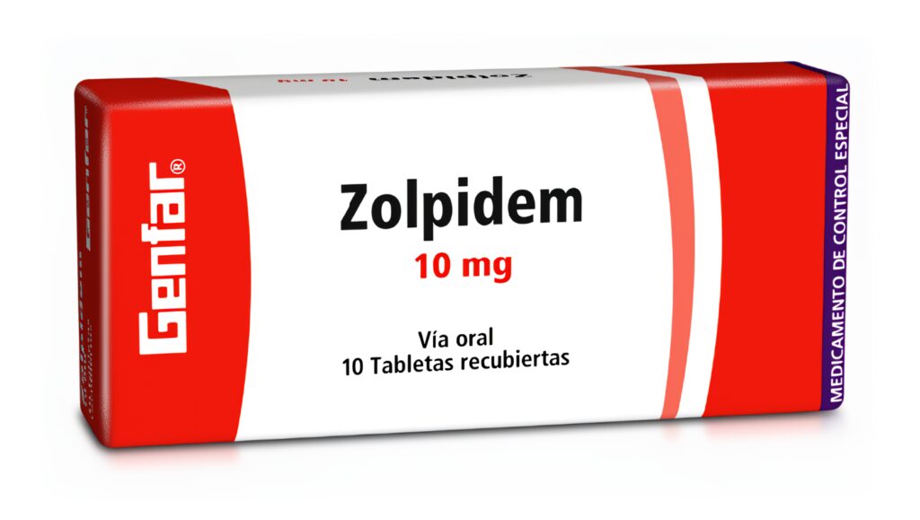 Zolpidem 10mg Tabletas Recubiertas