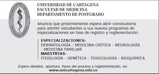 Universidad de Cartagena Especializaciones