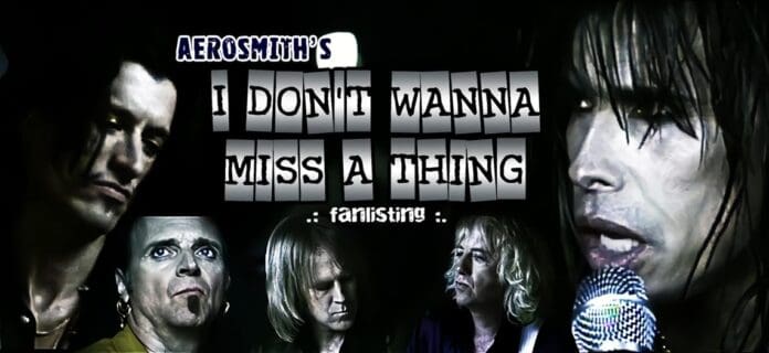 Aerosmith I Don't Want to Miss a Thing