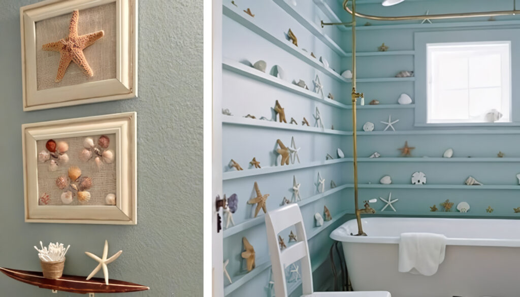 Baños decorados al Estilo de Mar