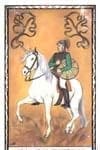 Tarot de Unicornios - knight of pentacles