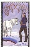 Tarot de Unicornios - page-of-swords