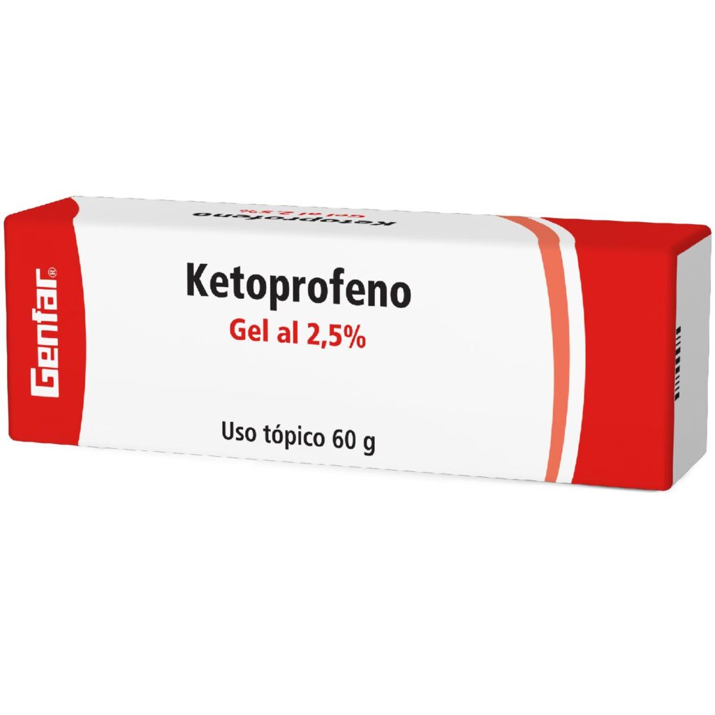 ketoprofeno gel al 2,5% genfar