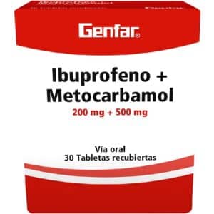 Metocarbamol 500mg + Ibuprofeno 200mg genfar