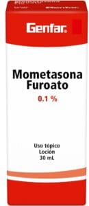 mometasona furoato 0,1% locion genfar