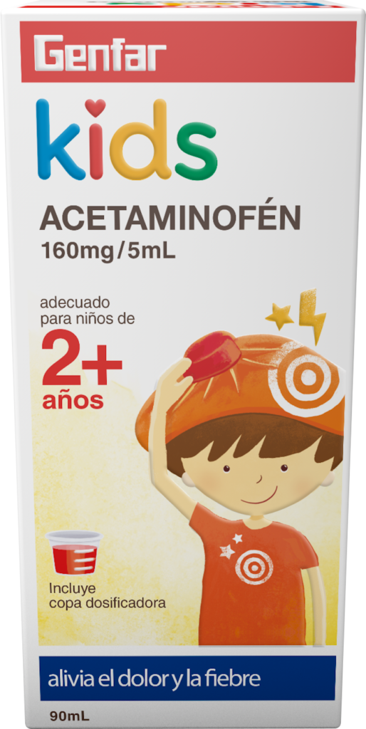 Acetaminofén 160mg/5ml Jarabe GENFAR KIDS Vademécum Genfar