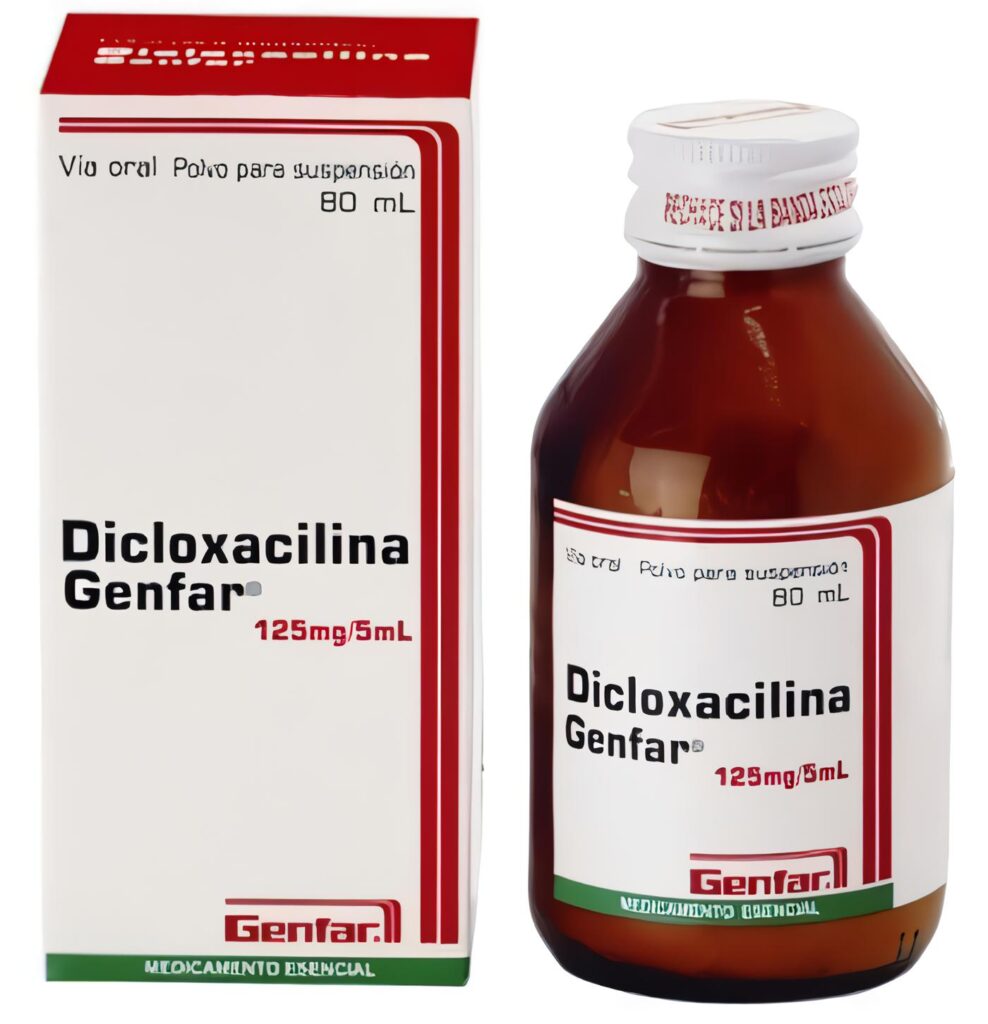 Dicloxacilina 125mg/5ml Polvo para Suspension