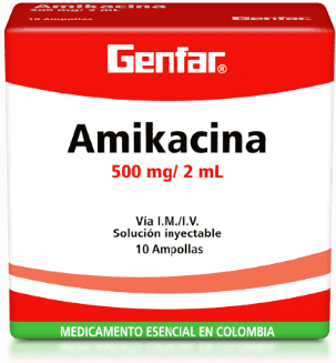 Amikacina solución inyectable - Genfar