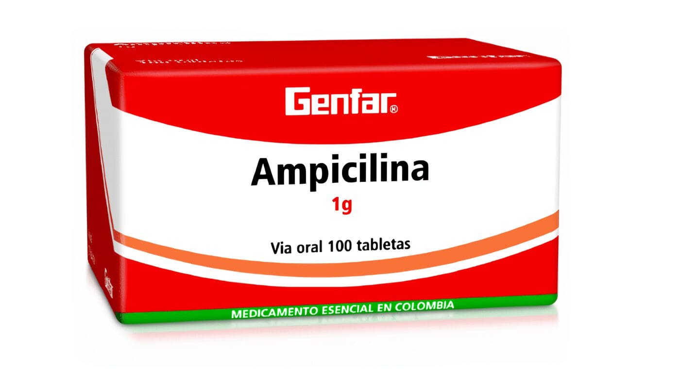 Ampicilina Tabletas 1g Genfar