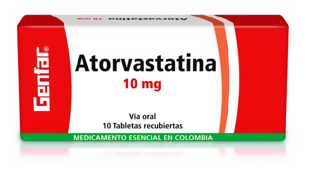 Atorvastatina 10mg Tabletas Recubiertas