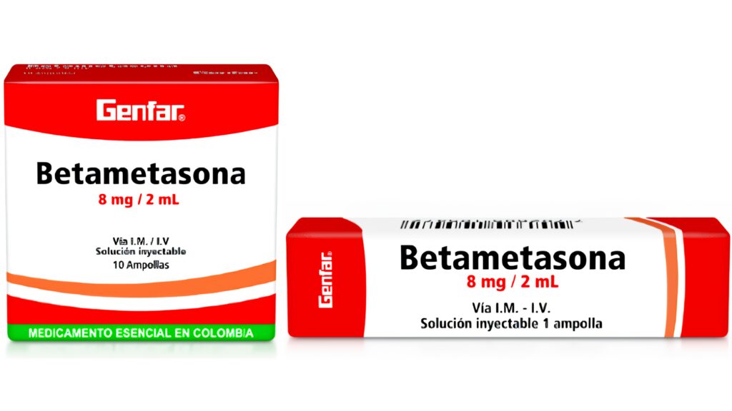 Betametasona 8mg/2ml Inyectable
