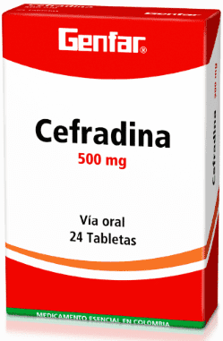 Cefradina Tabletas - Genfar