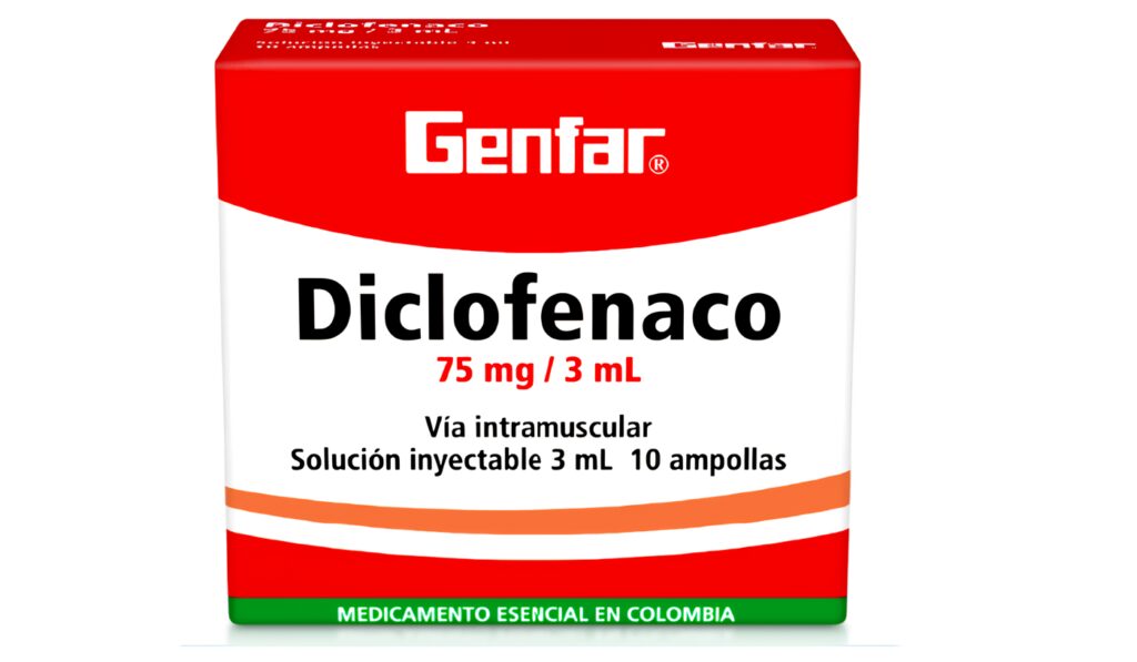 Diclofenaco 75mg/3ml Inyectable