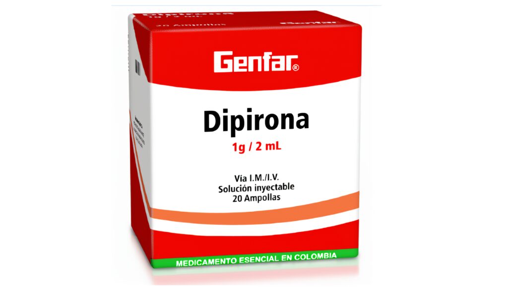 Dipirona 1g/2ml Solución Inyectable