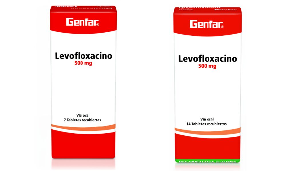 Levofloxacino  500mg Tabletas Recubiertas