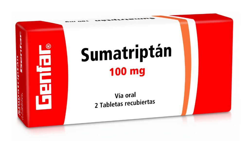 Sumatriptán 100mg Tabletas Recubiertas
