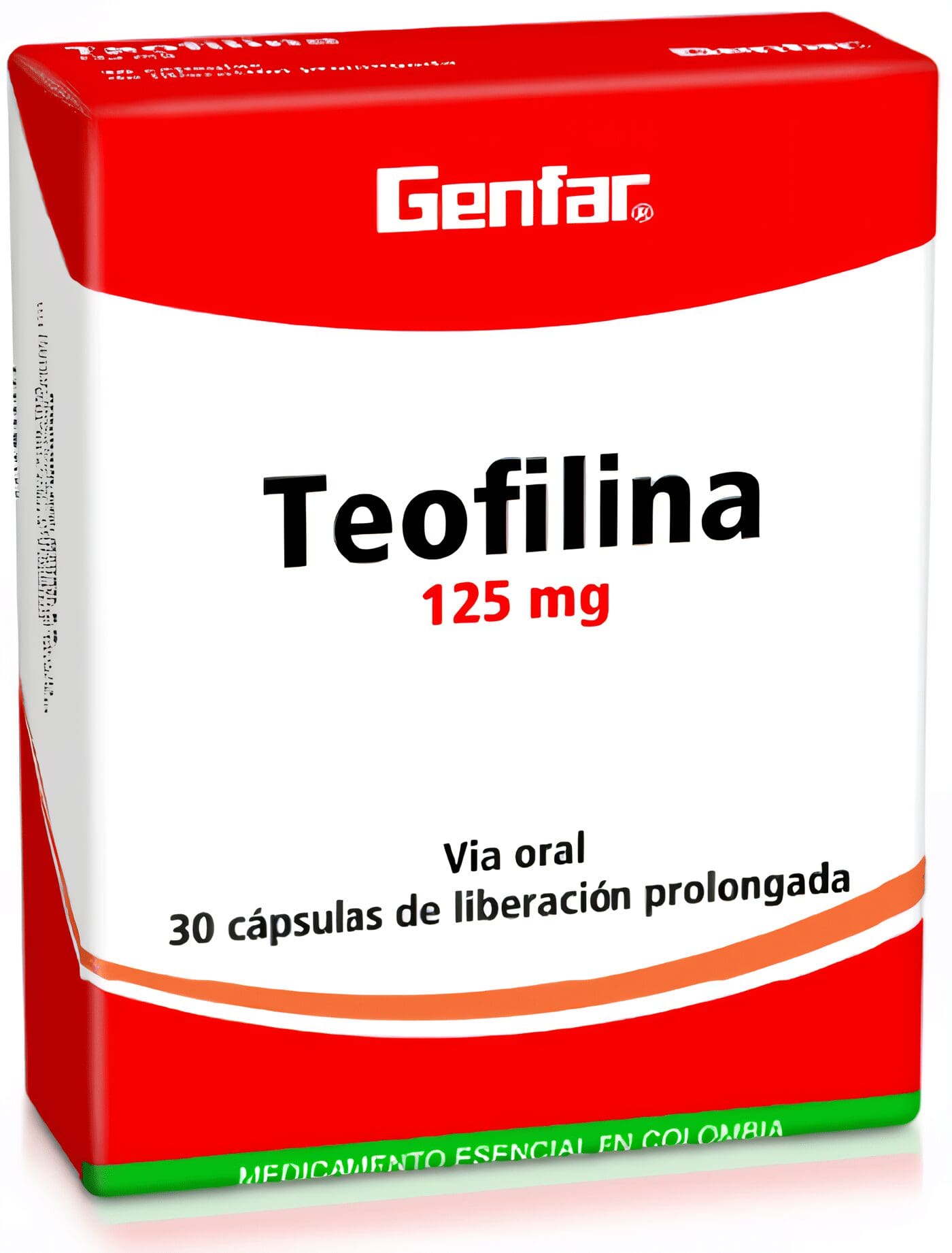 Teofilina Cápsulas de Liberación Prolonaga - Genfar