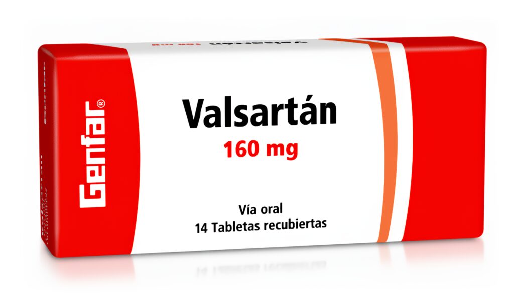 Valsartán 160mg Tabletas Recubiertas