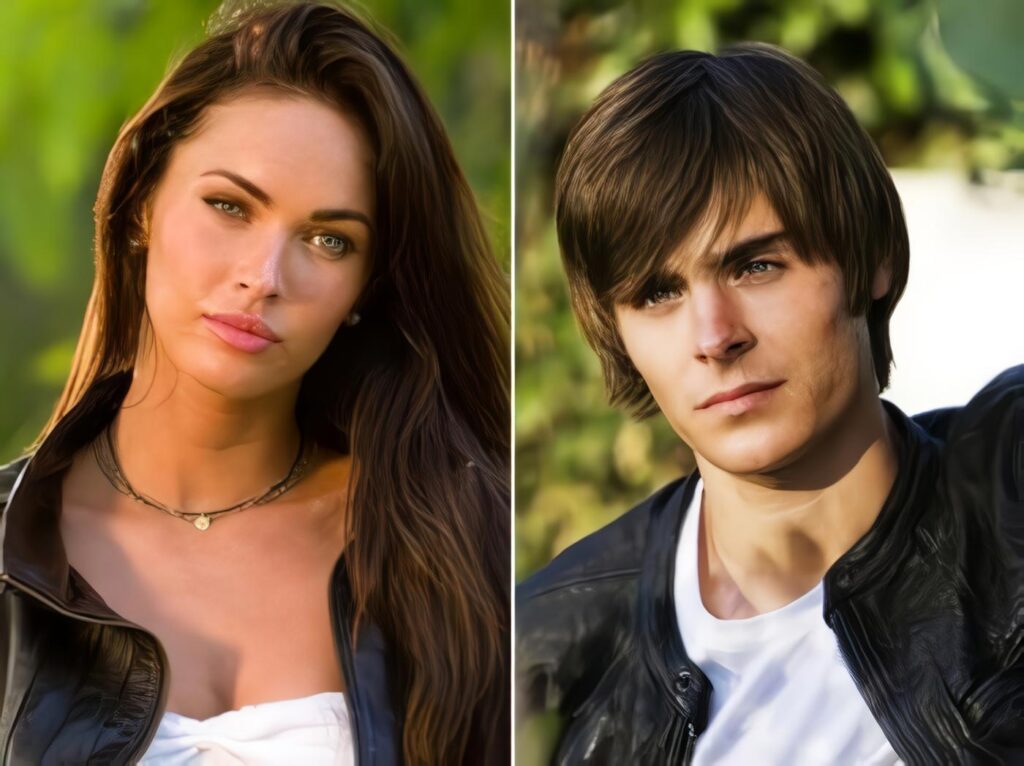 Megan Fox y Zac Efron
