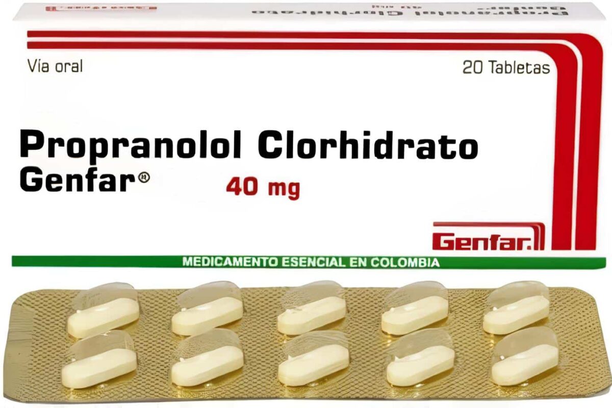 Propranolol Clorhidrato 40mg