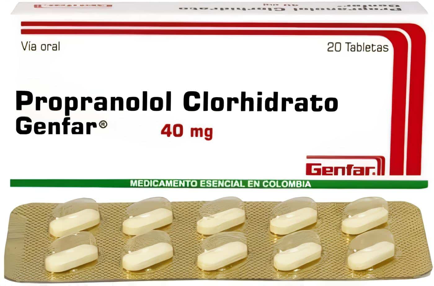 Precio de las pastillas propranolol