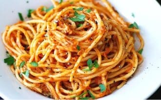 Linguini A La Amatriciana, Recetas De Pasta Fáciles