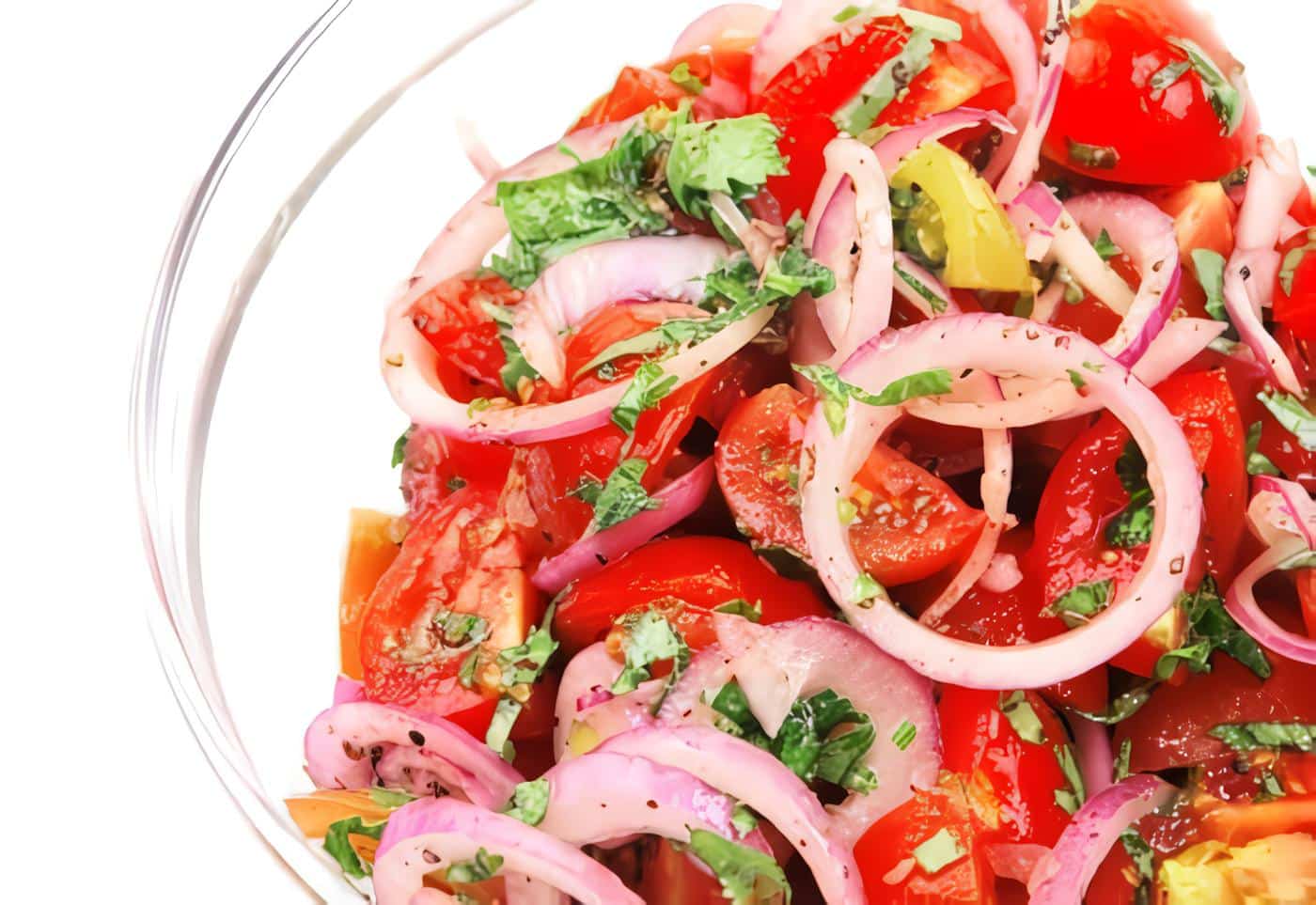 Ensalada De Tomate Con Cebolla, Recetas De Ensaladas Fáciles