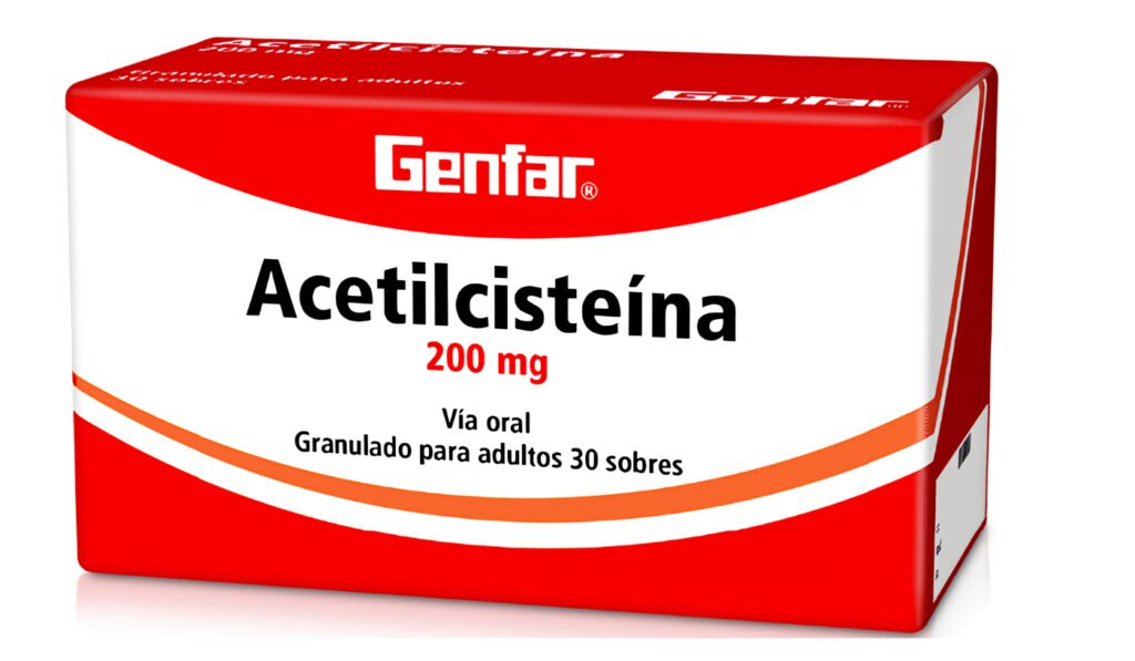 Acetilcisteína 200mg Granulado Adultos