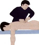 Masaje para espasmo muscular