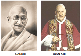 Gandhi - Juan xxiii