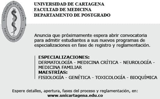 Especializaciones Universidad de Cartagena