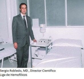 Dr. Sergio Robledo Director Cientifico Liga de Hemofillicos